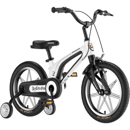 16" Kids Bike for Girls and Boys, Magnesium Alloy Frame with Auxiliary Wheel, Kids Single Speed Cruiser Bike.