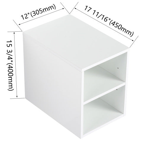 12 Inch Small Wall Mounted Storage Shelves, Suitable For Small Bathroom, Glossy White